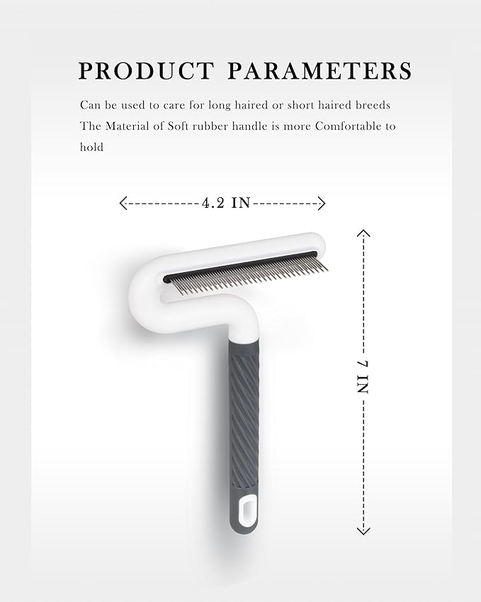 Flea Comb, TailGurus Effective Flea Comb for Cats & Dogs-Shedding Brush for All Pets-Long Hair Friendly-Durable-Versatile & Safe-Durable, Safe & Versatile-Portable,Pet-Friendly(TG2038)(Lime)