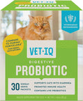 VetIQ Probiotic Powder for Cats, Compare to Fortiflora Probiotic Powder*, Treats Diarrhea and Food Sensitivity, Chicken Flavored Single Serve Packets for Indoor and Outdoor Cats, 30 Count