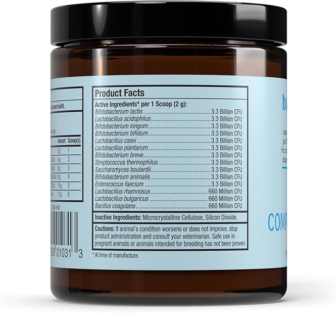 Dr. Mercola, Complete Probiotics, for Cats and Dogs, 3.17 oz (90 g), Supports Immune Function, Digestive Support, Non GMO, Soy Free, Gluten Free