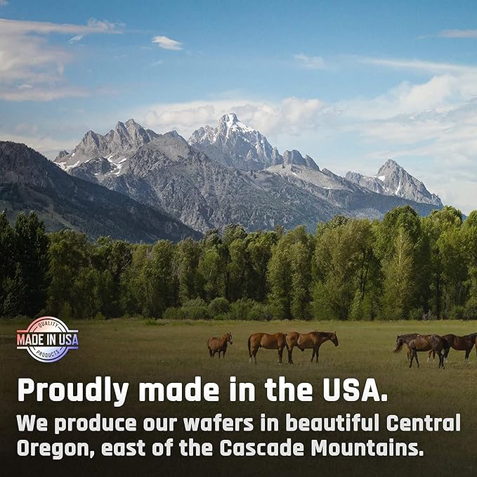 Majesty's Omega Wafers - Superior Horse/Equine Skin, Coat, and Immune Support Supplement - Omega 3, 6, 9, and Biotin (Regular, 2 Pack(120 Count Total))