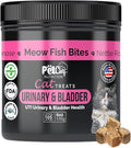 Pet Chef Feline Treats - Fix Cat UTI - Natural & Organic UTI Remedy for Cats. Feline UTI Prevention - Low Calories- Reduce cat Fur Balls, and Vomiting. Cat Urine Crystals Prevention.
