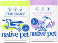 Native Pet The Daily Dog Supplement (30 Scoops) and Goat Milk Powder for Dogs and Cats (60 Scoops).- 11-in-1 Multivitamin and Food Topper to Support a Healthy Digestive System