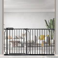 Extra Wide 57.5-62 Inch Large Baby Gates for Stairs, Doorways - No Drilling, Pressure Mounted Pet Gates for Kids & Dogs