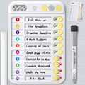 Chore Chart for Kids with Timer, Visual Schedule for Kids, ADHD Tools for Kids, Bedtime/Morning/Daily Routine Chart with 99-Min Countup/Down, Magnetic Checklist Schedule Board with Slider - White