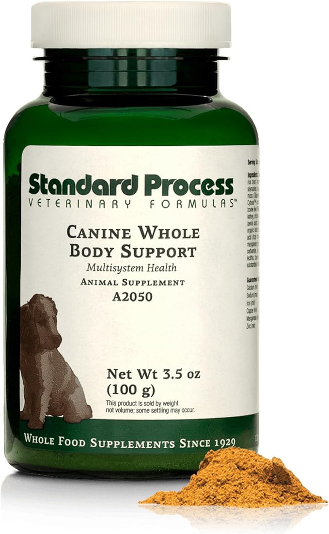 Standard Process Inc. Canine Whole Body Support - Multisystem Support Supplement for Canines - Nutritional Powder for Daily Health Maintenance - Multisystem Supplement Formula - 100 g