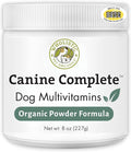 Wholistic Pet Organics Canine Complete - Dog Multivitamin Powder - 8 Oz - Daily Dog Vitamins and Supplements for Homemade Food - Immune System, Skin, Coat & Overall Health - Small and Large Breed