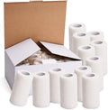 TOBWOLF 12PCS Self Adhering Bandage, 4" x5yd / 10cmx4.5m Cohesive Elastic Bandage Wrap Gauze Roll, Breathable Sports Tape, Medical Wrap for Wrist Ankle Knee Leg Sprains Swelling - White