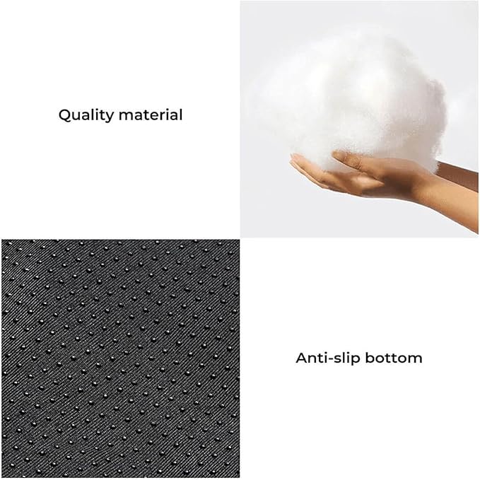 FUNNY FUZZY Pet Fluffy Fuzzy Calming Dog Couch Bed Sofa Protector Washable Pets Mat for Large Medium Small Dogs and Cats (Tie-dye Grey,37.4 × 33.46 × 6.3 in)