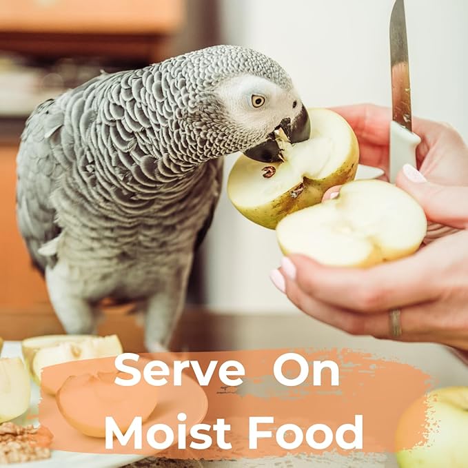 FeatherUp! Bird Vitamins with Biotin for Beautiful Plumage - Feather Growth Supplements for Parrots - 90 gm - 240 Servings