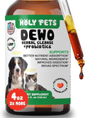 Herbal Gut Cleanse & Natural Parasite Support for Dogs & Cats with Probiotics – Promotes Digestive Health, Detox, and Wellness – 4oz Liquid Supplement for Pets – Made in The USA (4oz)
