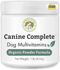 Wholistic Pet Organics Canine Complete - Dog Multivitamin Powder - 1 Lb - Daily Dog Vitamins and Supplements for Homemade Food - Immune System, Skin, Coat & Overall Health - Small and Large Breed
