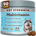 Natural Dog Company Vet Strength Multivitamin Chews for Dogs – Glucosamine, Omega-3 & Biotin for Dogs, Skin & Coat Health, Digestive Health, Immune Support Supplement, Advanced Formula, 90 cnt