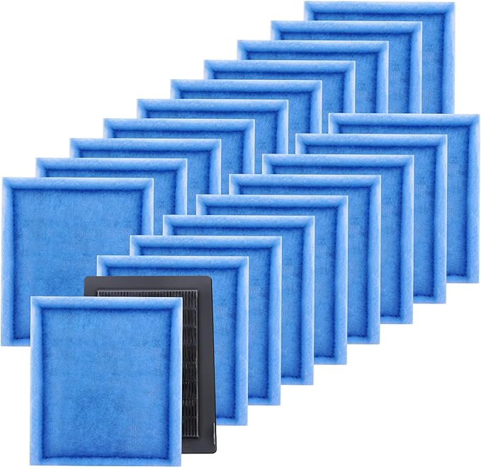 20PCS Fish Tank Filters, Aquarium Filter Cartridge Compatible with Rite-Size C & Fit for EZ-Change #3 20-40/30-60 Gallon Fish Tank Power Filter Replacement, #3 Fish Tank Filter