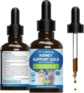 Pet Wellbeing Kidney Support Gold for Cats - Supports Healthy Kidney Function, Fluid Balance, Energy Levels, Rehmannia, Dong Quai - Veterinarian-Formulated Herbal Supplement 2 fl oz (59 ml)