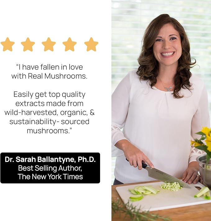 Real Mushrooms 5 Defenders - Adaptogenic Mushrooms Complex with Chaga, Reishi, Turkey Tail, Maitake & Shiitake for Wellness Support - Mushroom Beta Glucan Capsules - 90 Count