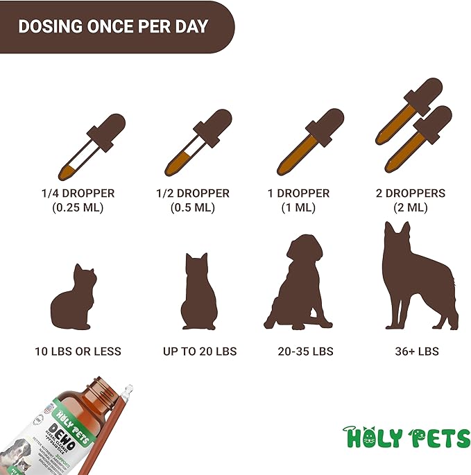 Herbal Gut Cleanse & Natural Parasite Support for Dogs & Cats with Probiotics – Promotes Digestive Health, Detox, and Wellness – Liquid Supplement for Pets – Made in The USA