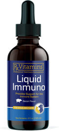 Rx Vitamins Liquid Immuno Dog & Cat Immune Support - Reishi Mushroom Supplement for Dogs & Cats Plus L-Lysine for Cats - Ideal Dog Eye Supplements, Immunity Booster Cat Supplements - 4 oz