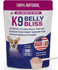 K9 Belly Bliss, All-Natural Gut Health for Dogs, Vet Approved Prebiotic for Dogs for Daily Digestive Support and Dog Constipation Relief, Easy to Use Topper for Dry and Wet Food, 30 Scoops.
