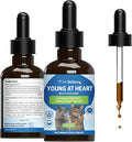 Pet Wellbeing Young at Heart for Cats - Heart Health, Circulatory & Cardiovascular System, Hawthorn, Motherwort, Schisandra - Veterinarian-Formulated Herbal Supplement 2 fl oz (59 ml)
