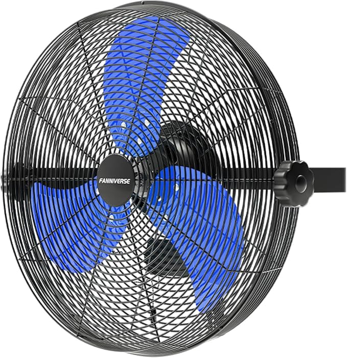 14 Inch Wall Fan Pro Series - Waterproof Motor High Velocity Wall Mount Fans for Commercial, Residential, Warehouse, Covered Patio, Shop, Garage, Barn 3 Speed 3000 CFM UL Safety Listed