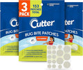 Cutter Bug Bite Patches Itch Relief Hydrocolloid Patches for Kids & Adults, Absorbs Fluids, Helps Heal, Prevents Scratching, Mosquito Itch Relief, Hydrocortisone & Suction Tool Alternative, 153 Count