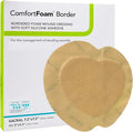 DermaRite ComfortFoam Border, Foam Wound Dressing - Flexible and Soft Silicone, Self Adhesive, No Natural Rubber Latex - 7-1/5 in. x 7-1/5 in., 1 Count, 5 Packs, 5 Total