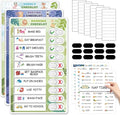 3 in 1 Bedtime/Morning/Weekly Zoo Routine Chart for Kids, Magnetic Chore Chart for Toddlers, Visual Schedule for Kids Toddlers Schedule Board for Home