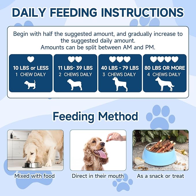 Dog Probiotic for Dogs, 200 Soft Treats Dog Probiotics for Digestive Health & Immune System, Probiotic Chews for Dogs, Support Gut Health|Itchy Skin|Diarrhea|Gas Relief Treatment