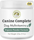 Wholistic Pet Organics Canine Complete - Dog Multivitamin Powder - 2 Lb - Daily Dog Vitamins and Supplements for Homemade Food - Immune System, Skin, Coat & Overall Health - Small and Large Breed