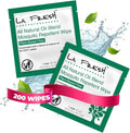 LA Fresh DEET Free Natural Mosquito Repellent Wipes - Long Lasting Bug Repellant - Pack of 200