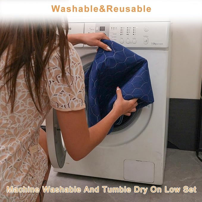 2Pack Washable Pee Pads for Dogs 18”x24”, Quick Dry Puppy Pads, Waterproof, Non Slip, Premium Reusable Dog Training Pads