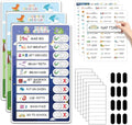 3 in 1 Bedtime/Morning/Daily Routine Chart for Kids, Magnetic Chore Chart for Kids with Cute Chore Stickers, Visual Schedule for Kids with Autism, Cute to Do List Checklist for Kids