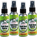 US Organic Mosquito Repellent Anti Bug Outdoor Pump Sprays, USDA Certification, Cruelty Free, Proven Results by Lab Testing, Deet-Free (2 oz - Extra Value 4 Pack)