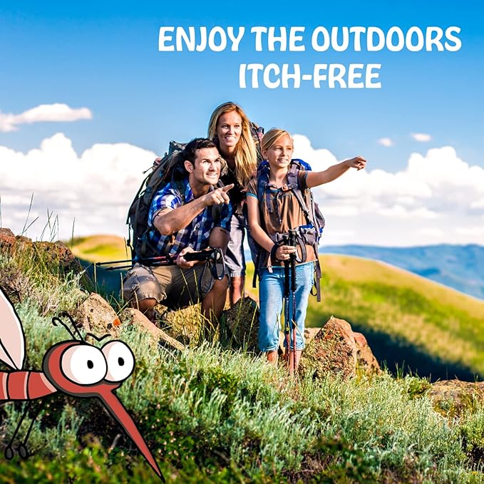 Moskinto The Original Mosquito Itch Relief Patches for Kids & Adults, Bug Bite Patches Soothe Swelling & Itching, Anti Itch Bug Bite Relief, Suction Tool Alternative, Family Pack, 42 Count