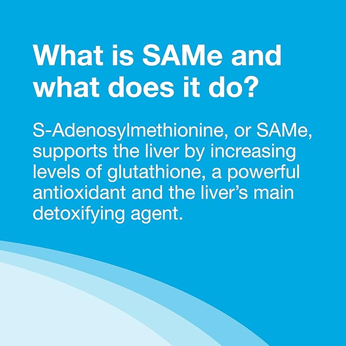 Nutramax Denosyl Liver and Brain Health Supplement for Medium Dogs - With S-Adenosylmethionine (SAMe), 30 Tablets