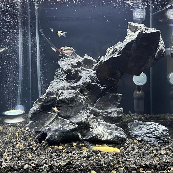 10 lbs Black Lava Rocks for Fire Pits,5-8 MM Crush Volcanic Rock Pumice Soil Additive for Succulent Plants Aquarium Cactus Bonsai and Garden Landscaping