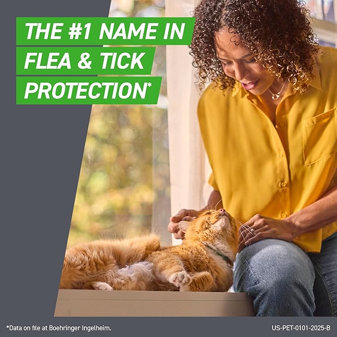 FRONTLINE Plus Flea and Tick Treatment for Cats Over 1.5 lbs. 3 Treatments