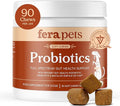 Fera Pets Probiotics for Dogs with Prebiotics and Postbiotics - Full Spectrum Gut Health Support - Promotes a Balanced Gut Microbiome - Boosts Immune Health - 90 Soft Chews