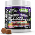 Hip and Joint Supplement Dogs with Glucosamine for Dogs + Chondroitin, Turmeric, Hyaluronic Acid, MSM, Salmon Oil, Collagen, Vitamin C, Omega 3 Senior Dog Supplements Beef Flavor - 1Pack