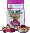 Olewo Original Red Beets for Dogs – Natural Anti Itch for Dogs, Dog Food Topper, Immune, Cleansing, Skin & Coat Support, Dehydrated Whole Food Dog Multivitamin, Fiber for Dogs, 2.2 lbs
