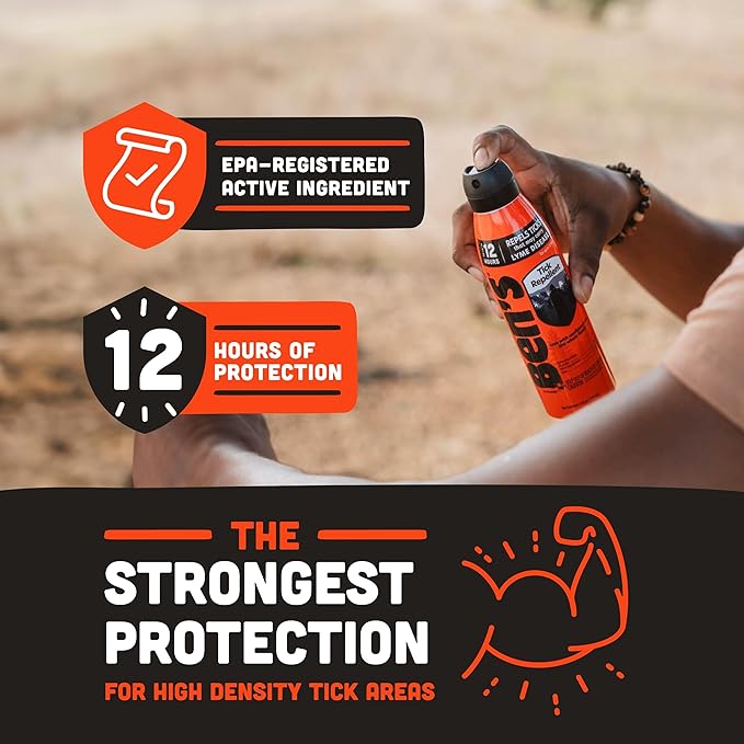 Ben's Tick Repellent - Tick, Mosquito & Insect Repellent Spray for Adults & Children - Bug Spray with 20% Picaridin - Offers 12 Hours of Protection - 6 fl oz (Pack of 3)