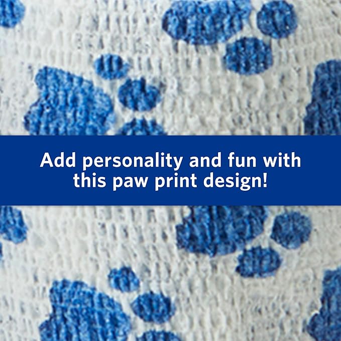 PetFlex Paw Pack – Flexible Self-Adhering Elastic Bandage for Wound Care – First Aid Wrap for Small Animals Like Dogs, Cats, and Other Pets - 2 inch, 2 Rolls