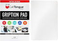 CatTongue Grips Non-Adhesive Anti-Slip Mat - Multi-Purpose Non-Slip Pad for Countertops, Desks, Tables & Workspaces - Ideal Desk Mat, Drawer Liner, Laptop Pad & More (Clear, 8” x 12”)