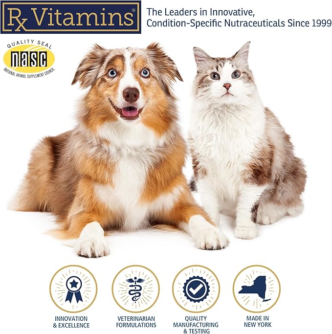 Rx Vitamins for Pets Ultra EFA for Dogs & Cats - Veterinary Essential Fatty Acid Formula - Help Joint Pain & Stiffness - 8 fl. oz.