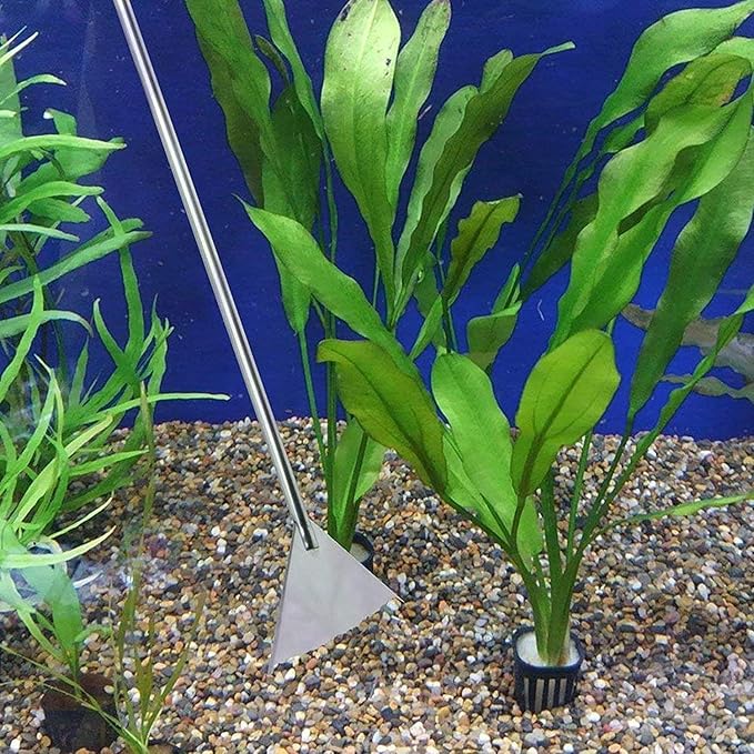 15in Aquascaping Tools, 4 in 1 Long Aquarium Tweezers Scissors Spatula, Stainless Steel Aquatic Plants Aquascaping Tools Set for Fish Starter Kits, Aquariums Tank and Terrarium