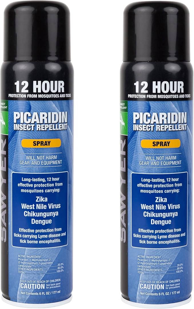 Sawyer Products SP5762 20% Picaridin Insect Repellent, Continuous Spray, 6 Fl Oz (Pack of 2)