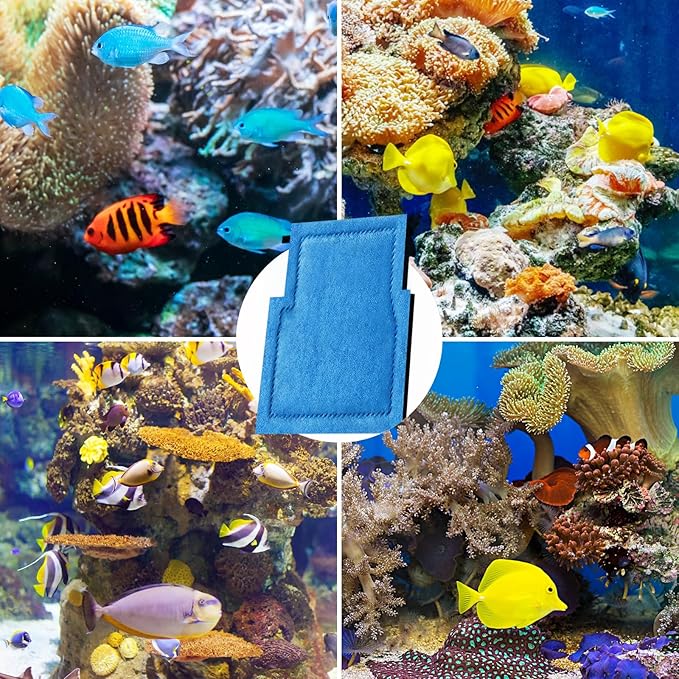 10 Pack Aquarium Filter Cartridge for Marineland Rite-Size C, Fish Tank Filters for Aqua-Tech EZ-Change #3 20-40 & 30-60 Power Filter and for Marineland Penguin PRO Power Filters 275/375