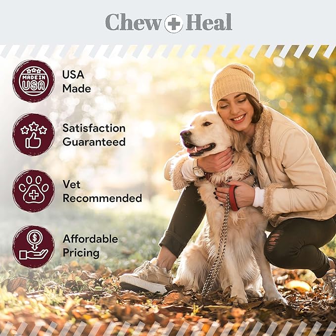 Salmon Oil for Dogs - Soft Chew Omega Treats for Skin and Coat - Fish Oil Blend of Essential Fatty Acids, Omega 3 and 6, Vitamins, Antioxidants and Minerals - Made in USA (180 Chews, Lamb)
