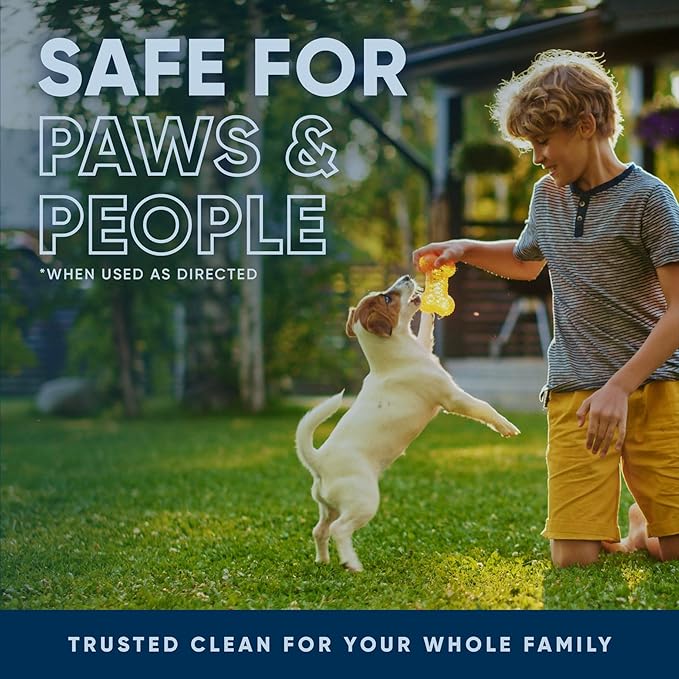 Eco Strong Outdoor Odor Eliminator Outside Dog Urine Enzyme Cleaner Powerful Pet, Cat, Animal Scent Deodorizer | Professional Strength for Yard, Turf, Kennels, Patios, Decks (128 OZ)