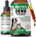 Herbal Gut Cleanse & Natural Parasite Support for Dogs & Cats with Probiotics – Promotes Digestive Health, Detox, and Wellness – Liquid Supplement for Pets – Made in The USA